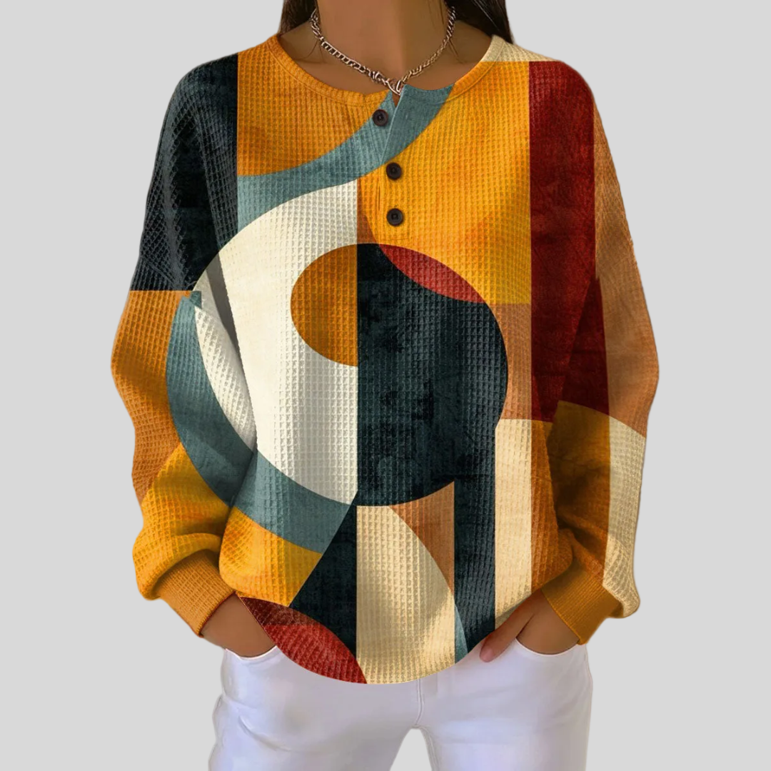 Bexmore™ | Geometrystyczny Wzór Sweter