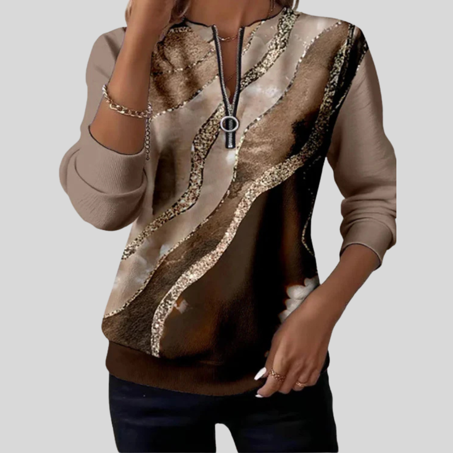 Nirwella™ | Sweter Vintage Print