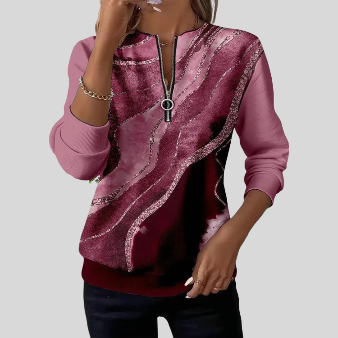 Nirwella™ | Sweter Vintage Print