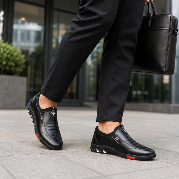 Stylowe męskie buty z antypoślizgową podeszwą