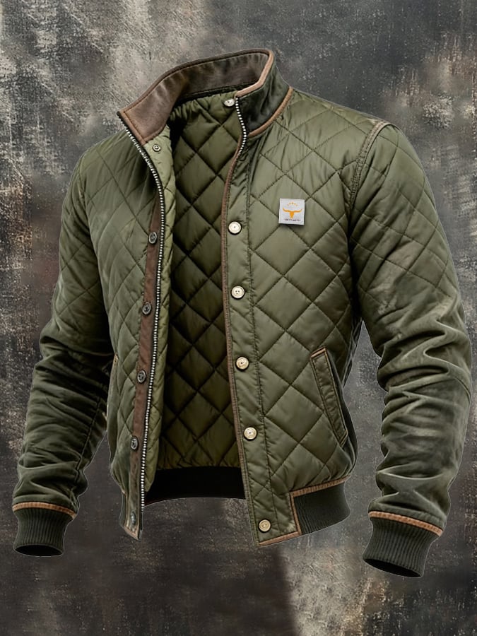 Arvendo | Męska Kurtka Pikowana"

Translation: "Arvendo | Men's Quilted Jacket