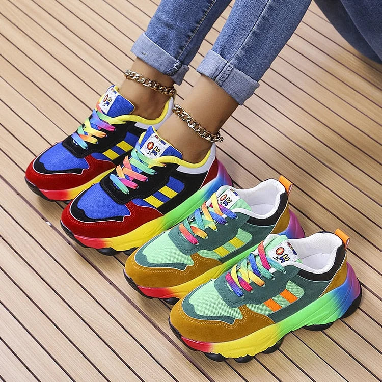Iwona | Ortopedyczne Sneakersy Z Szerokim Noskiem