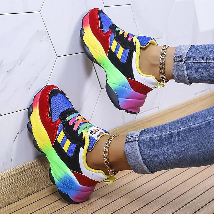 Iwona | Ortopedyczne Sneakersy Z Szerokim Noskiem