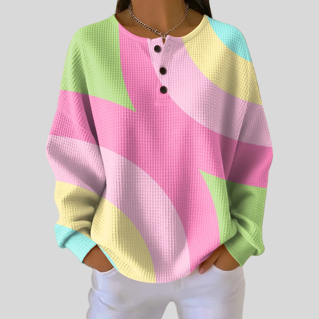 Lidia™ | Abstrakcyjny Wzór Bluza