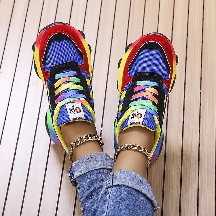 Iwona | Ortopedyczne Sneakersy Z Szerokim Noskiem