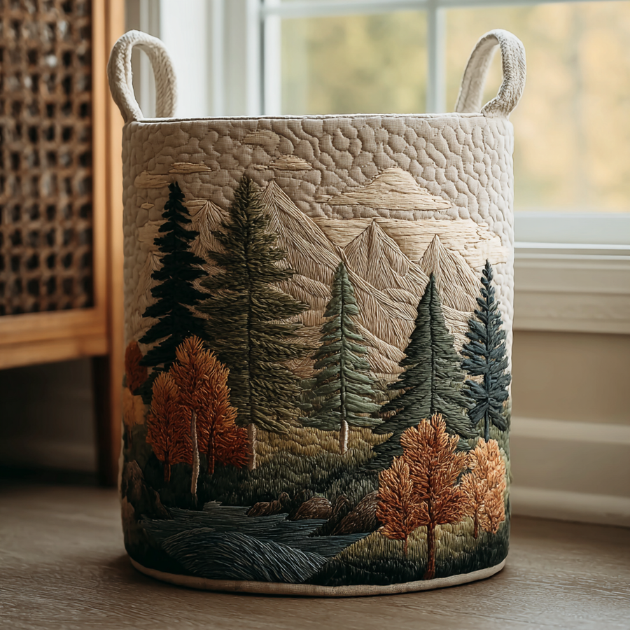 Natalia | Ręcznie Quilted Kosz na Pranie