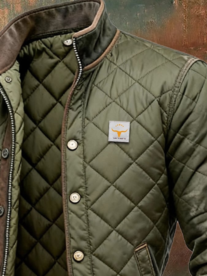 Arvendo | Męska Kurtka Pikowana"

Translation: "Arvendo | Men's Quilted Jacket