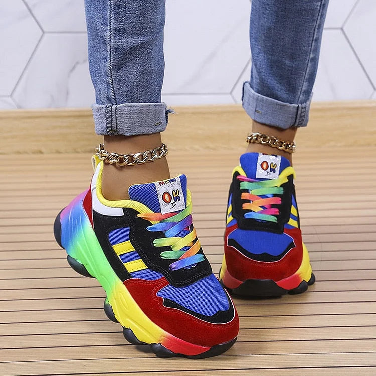 Iwona | Ortopedyczne Sneakersy Z Szerokim Noskiem