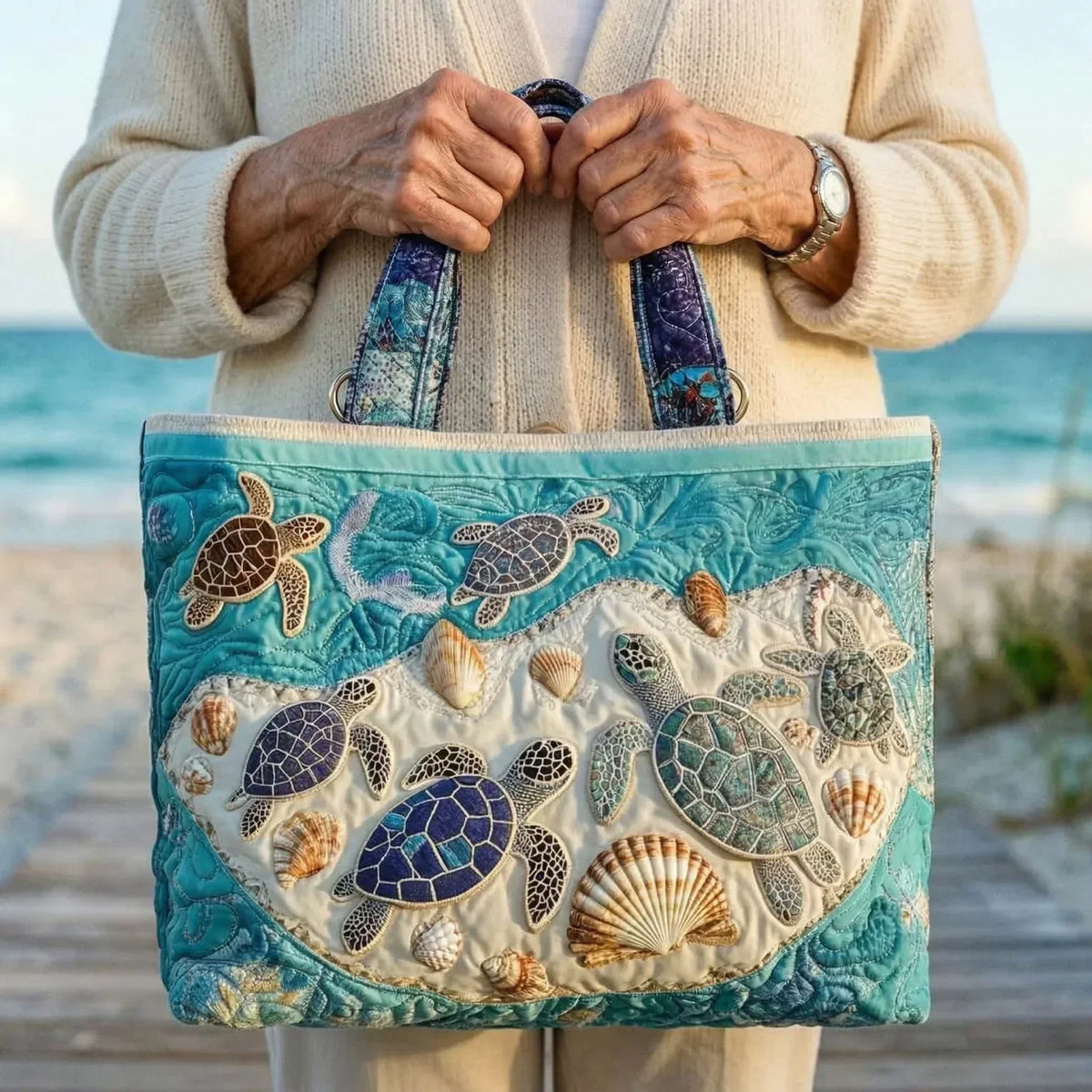 Dąbrowska Moda | TORBA ARTISAN MIŁOŚĆ ŻÓŁWI