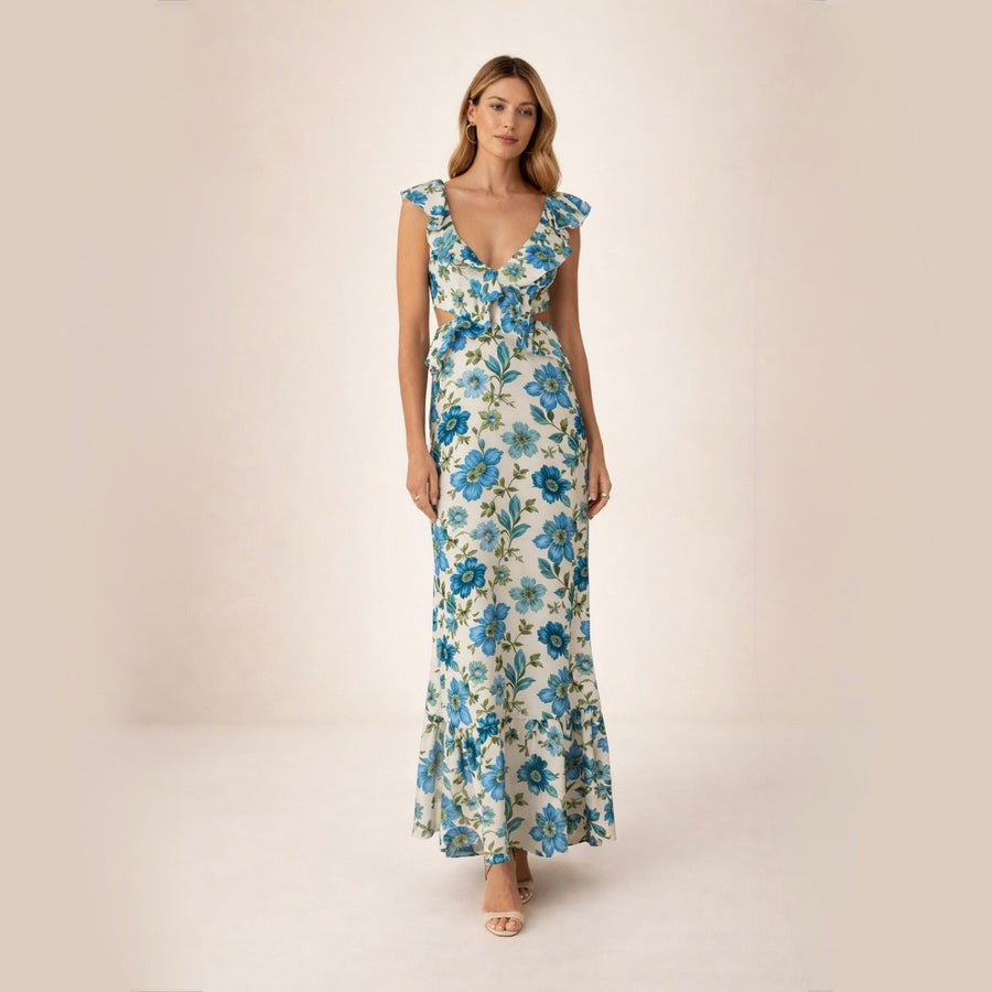 Amara | Elegancka letnia sukienka maxi